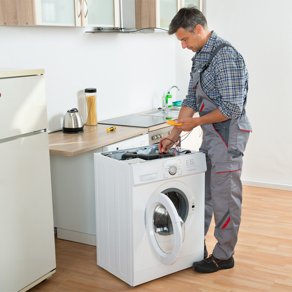 can you walk me through the steps of troubleshooting my washer issue in Vernon CT